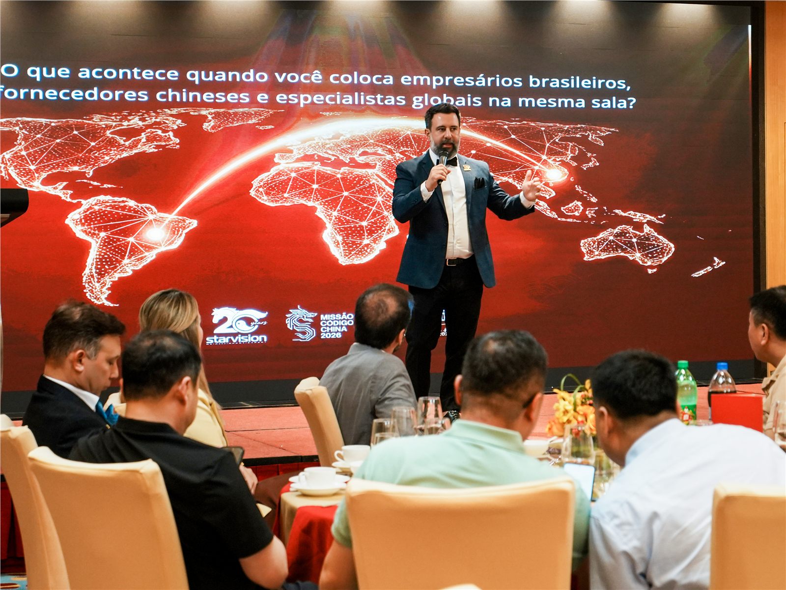 Participantes do Encontro de Negócios em Guangzhou